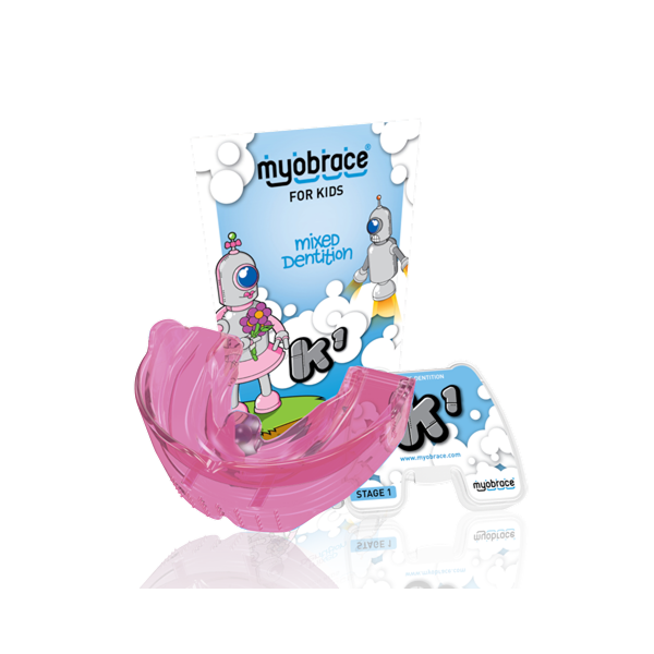 MK2Mр (i-2) Myobrace Этап 2 Развитие зубных дуг. MEDIUM / Розовый (MRC)